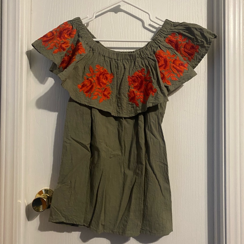 women’s umgee off-the shoulder blouse